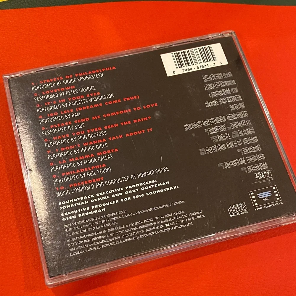 Philadelphia Soundtrack CD - Picture 2 of 2